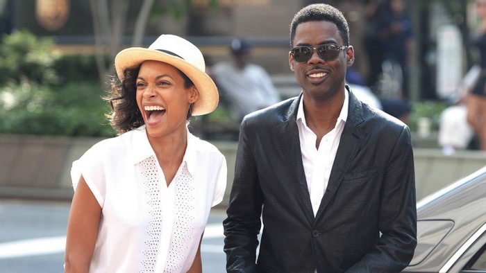 Rosario Dawson and Chris Rock
