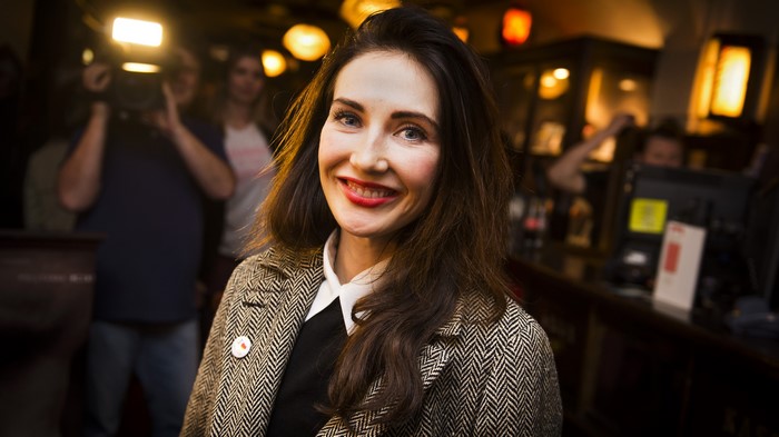 Carice van Houten smiling