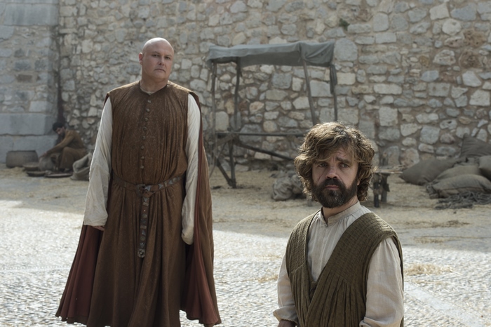 Lord Varys and Tyrion Lannister from Game of Thrones