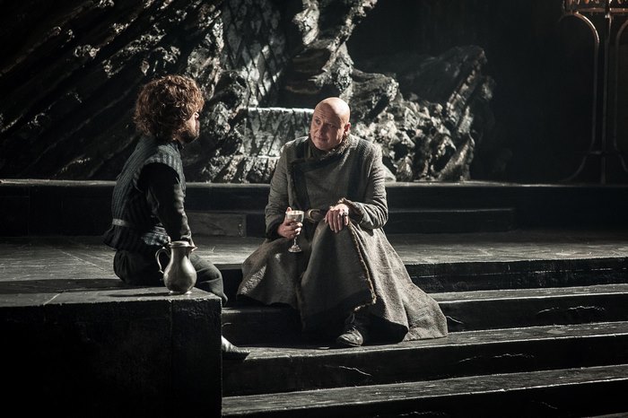 Tyrion Lannister and Lord Varys from Game of Thrones