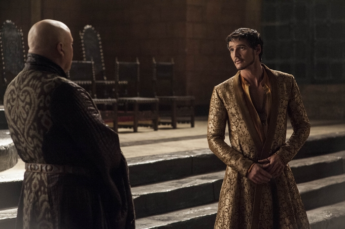 Oberyn Martell and Varys from Game of Thrones