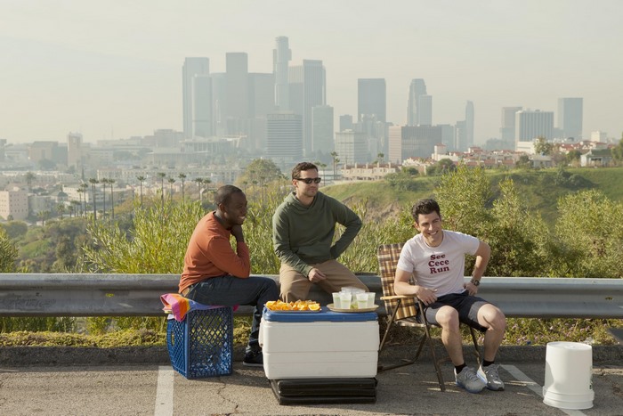 Lamorne Morris and friends in Los Angeles