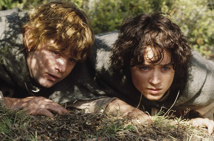 Frodo Baggins and Samwise Gamgee from The Lord of the Rings