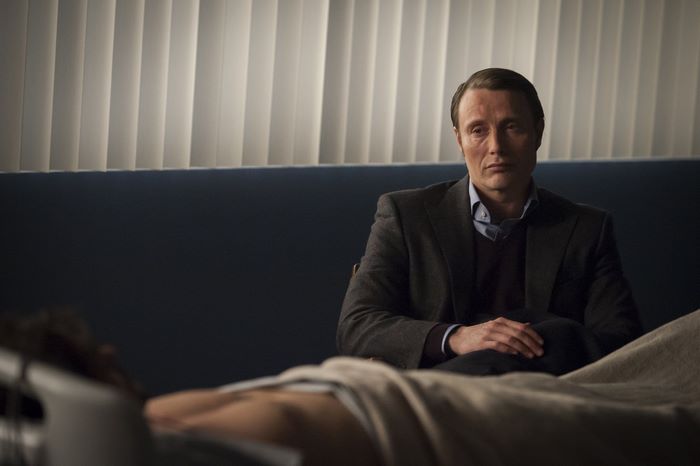 Mads Mikkelsen in a dark suit