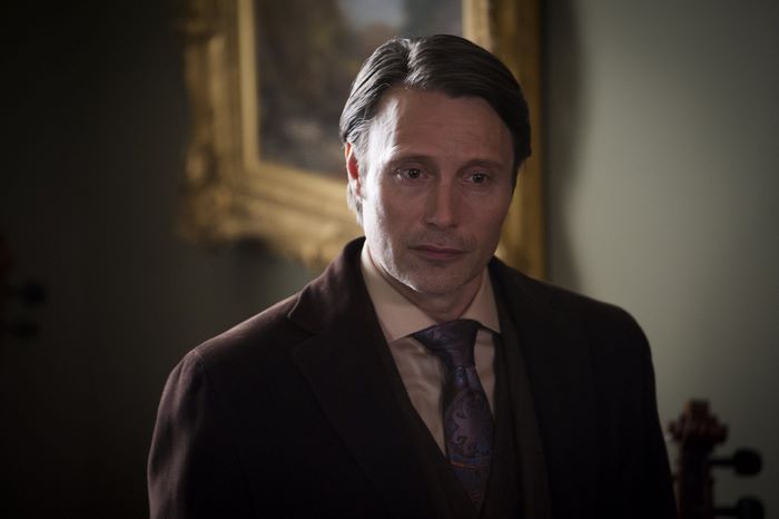 Mads Mikkelsen in a suit