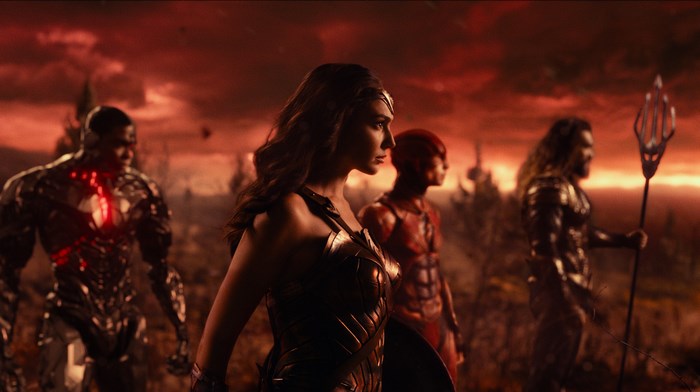 Justice League Cyborg, Wonder Woman, Flash, and Aquaman