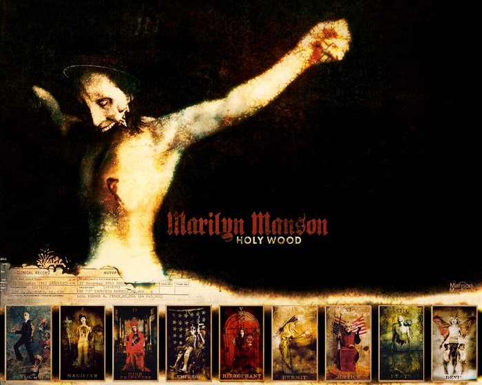 Marilyn Manson Holy Wood album art