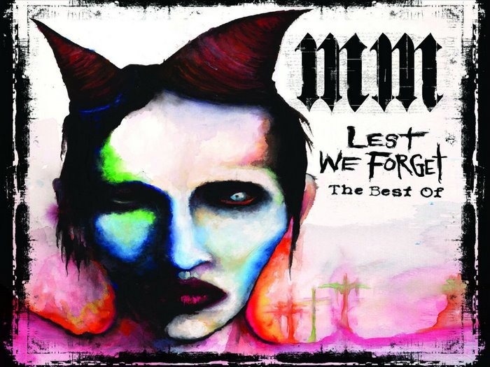 Marilyn Manson Lest We Forget The Best Of album cover
