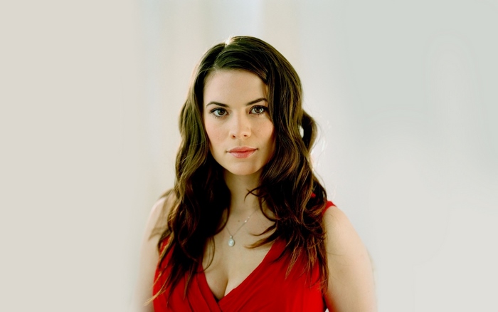 Hayley Atwell in Red Dress