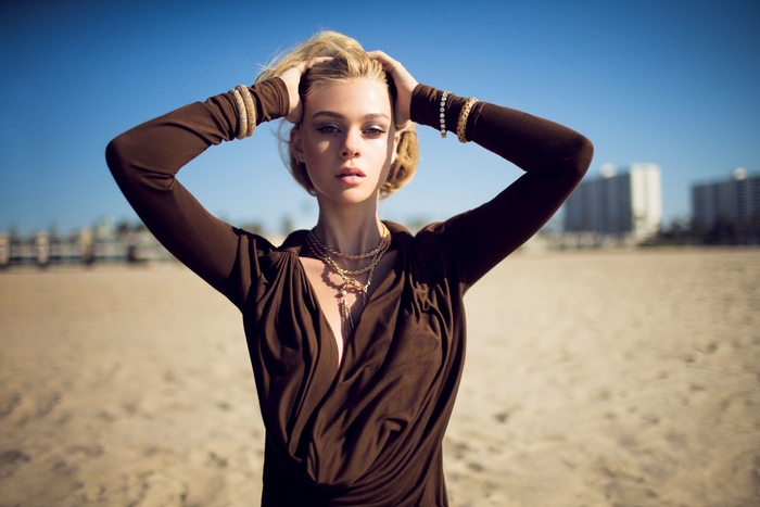 Nicola Peltz on a Beach