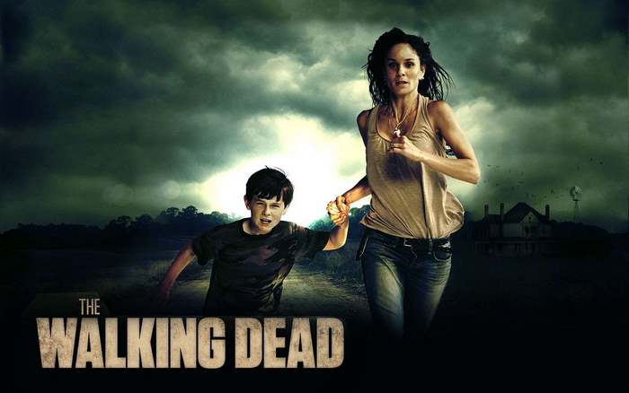 The Walking Dead poster with Chandler Riggs