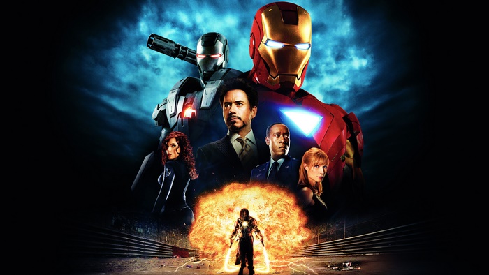 Iron Man 2 Poster with War Machine and Iron Man