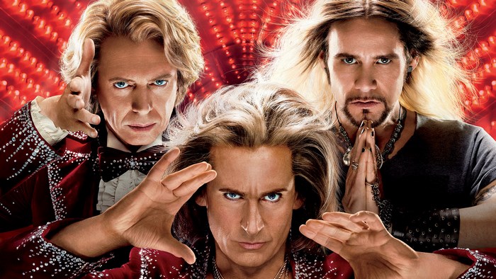 Steve Carell and two other men from The Incredible Burt Wonderstone