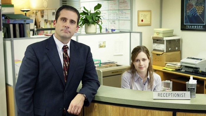 Michael Scott and Pam Beesly from The Office