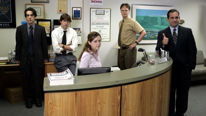The Office: Michael Scott, Dwight Schrute, Jim Halpert, Pam Beesly, Ryan Howard