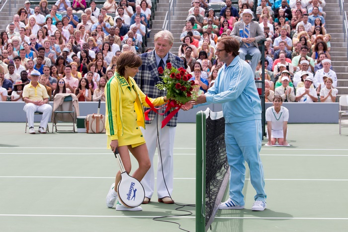 Steve Carell and Emma Stone in Battle of the Sexes