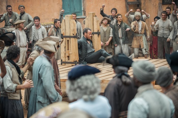 Toby Stephens in a historical drama scene