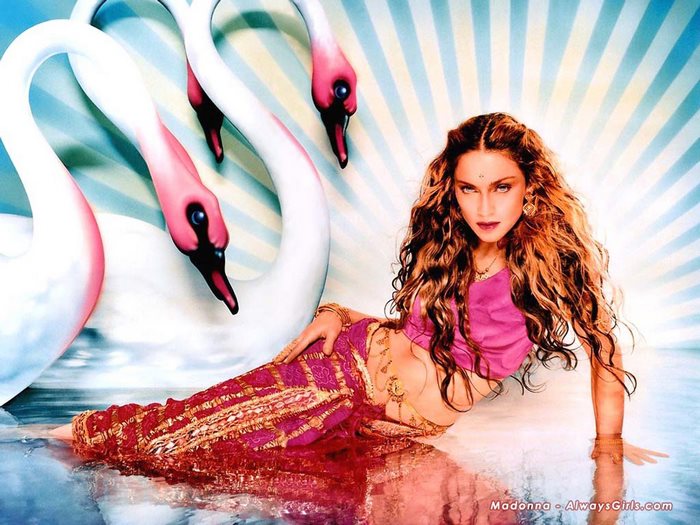 Madonna with Swans