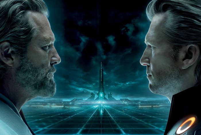 Jeff Bridges and Garrett Hedlund from Tron: Legacy
