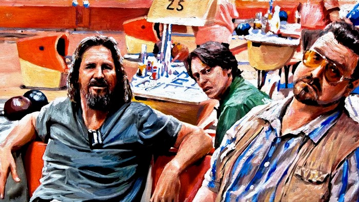 The Dude, Walter, and Donny from The Big Lebowski