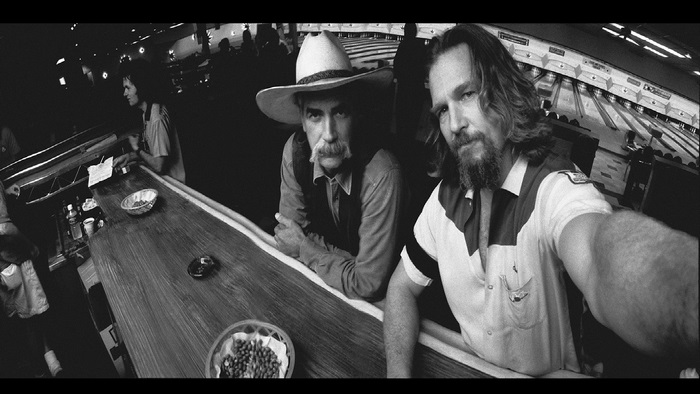 Jeff Bridges and Sam Elliott at a Bowling Alley