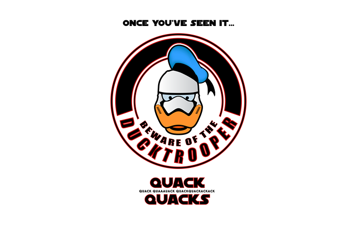 Donald Duck as a Stormtrooper