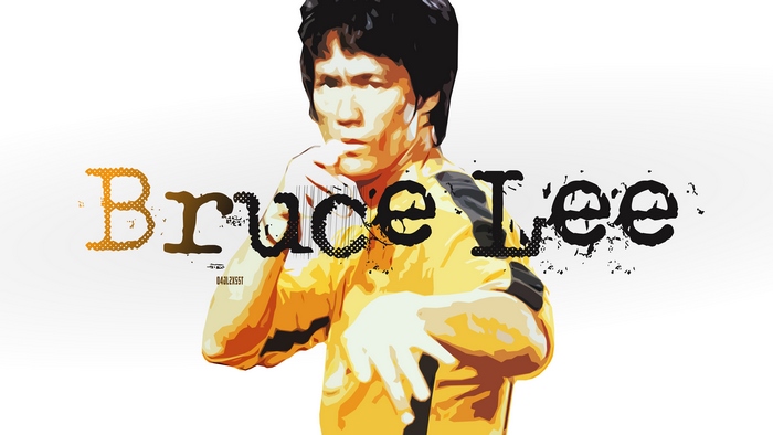 Bruce Lee in Yellow Outfit