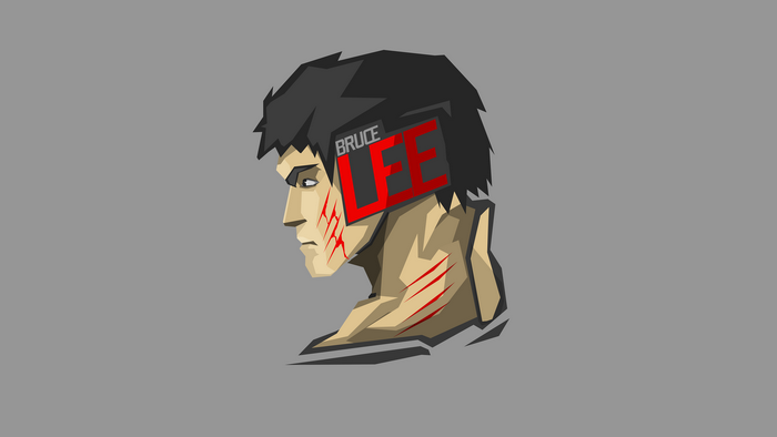 Bruce Lee stylized portrait