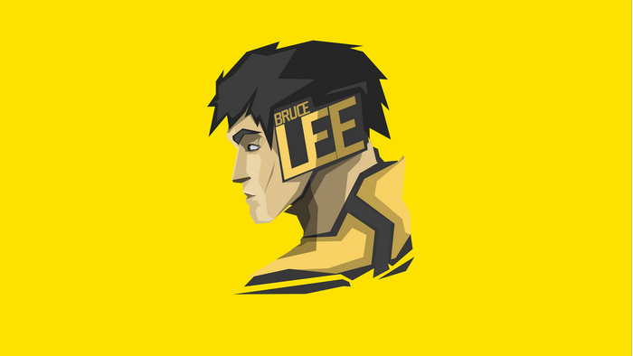 Bruce Lee stylized portrait