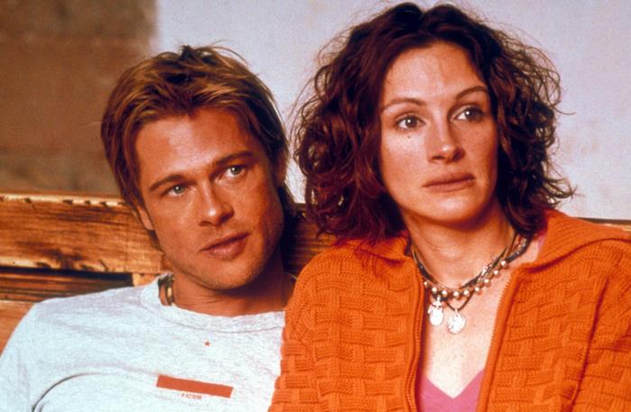 Julia Roberts and Brad Pitt