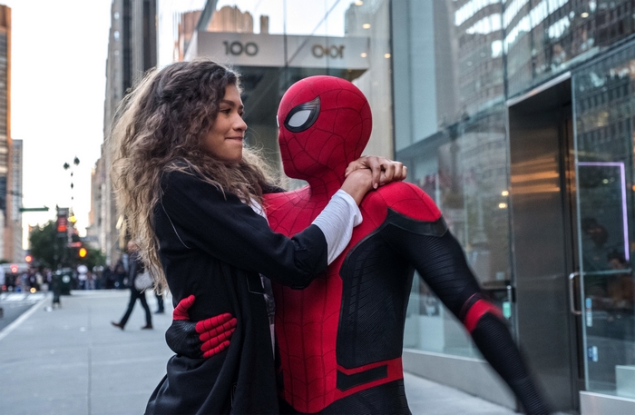 Spider-Man and Zendaya in New York City