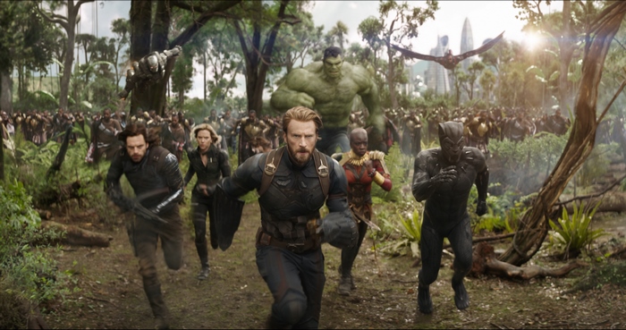 Black Panther and Avengers in Wakanda