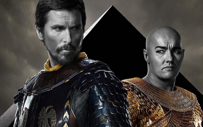 Christian Bale as Moses in Exodus: Gods and Kings