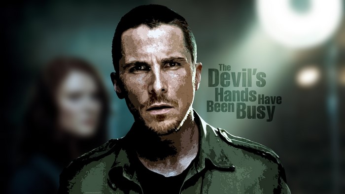 Christian Bale in The Devil's Hands Have Been Busy