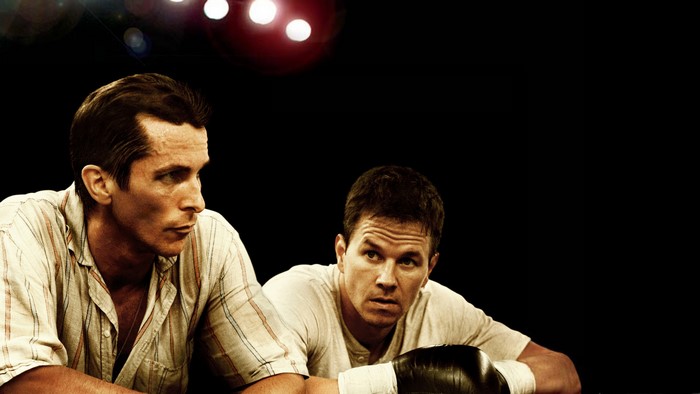 Christian Bale and Mark Wahlberg in The Fighter