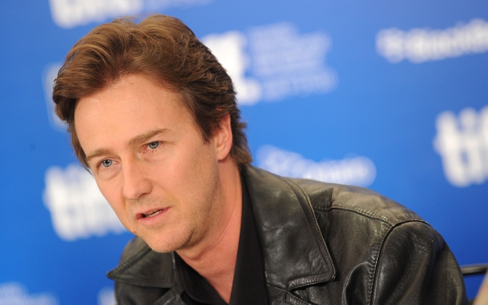 Edward Norton at a Press Conference