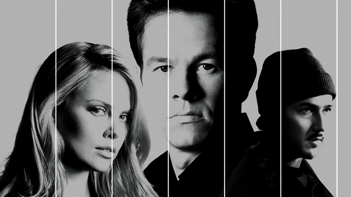 Edward Norton, Charlize Theron, and another man