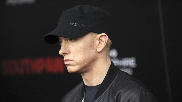 Eminem at Southpaw Premiere