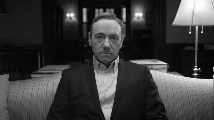 Kevin Spacey in a suit