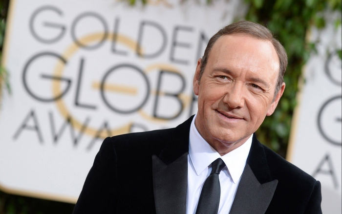 Kevin Spacey at the Golden Globe Awards
