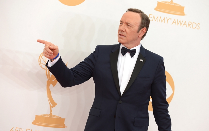 Kevin Spacey at the 65th Emmy Awards