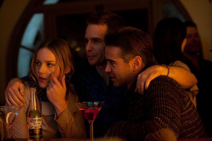 Sam Rockwell and Colin Farrell at a bar