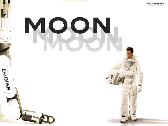 Moon movie poster with Sam Rockwell
