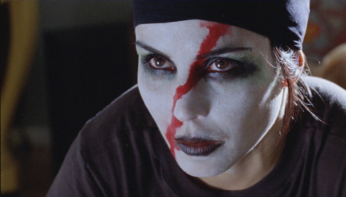 Noomi Rapace with face paint