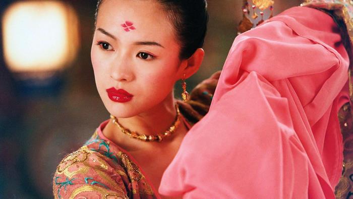 Zhang Ziyi in traditional Chinese attire