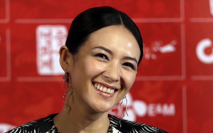 Zhang Ziyi smiling