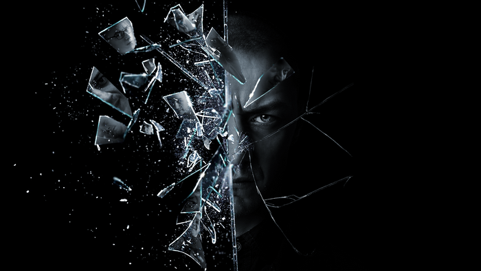 James McAvoy shattered by glass