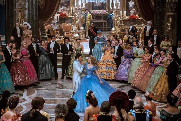 Cinderella and Prince Charming at a Ball