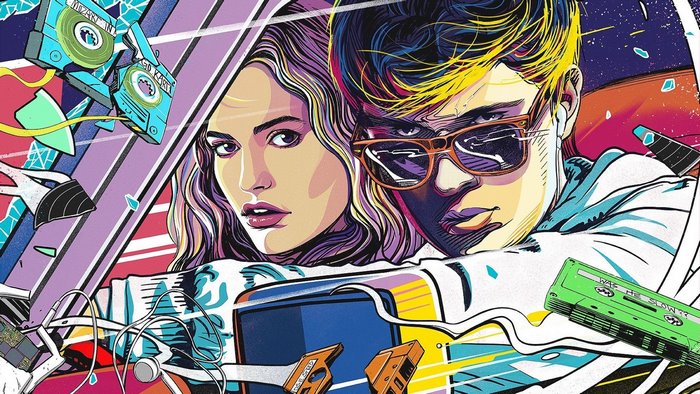 Baby Driver Lily James Ansel Elgort