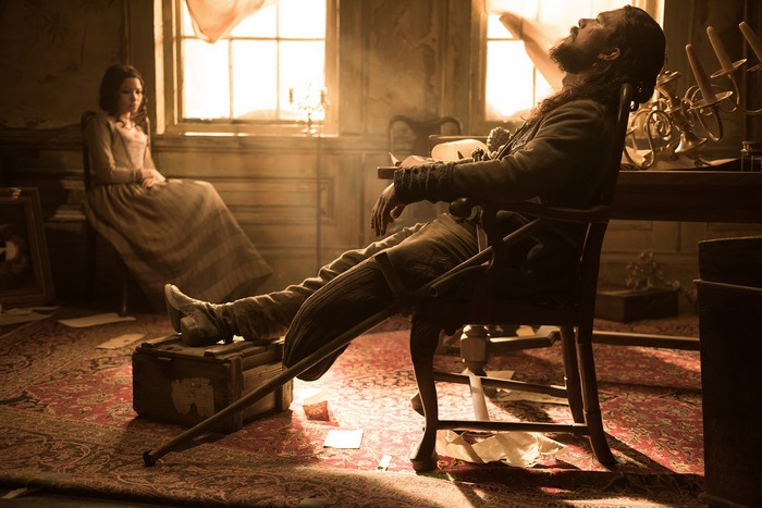 John Silver and Eleanor Guthrie from Black Sails